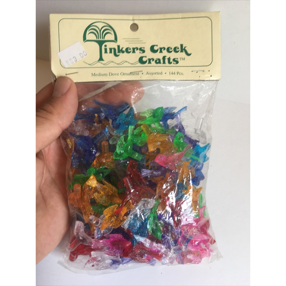 Tinkers Creek Crafts 144 Vintage Dove Ornaments Lights Bulbs Reflectors